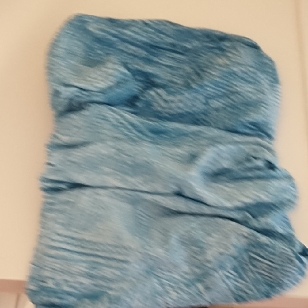 Blue Textured Neck Gaiter